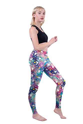 Kukubird Trendy Cute Llama Design Dames Yoga Leggings Gym Fitness Running Pilates Rekbaar - Image 7