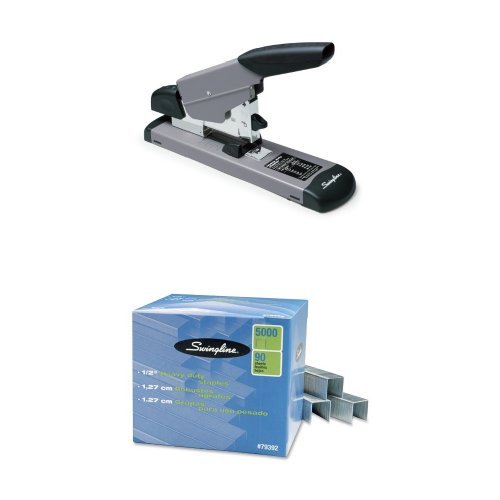 Swingline Heavy Duty Stapler 160 Sheets Black/Gray (S7039005) + Heavy