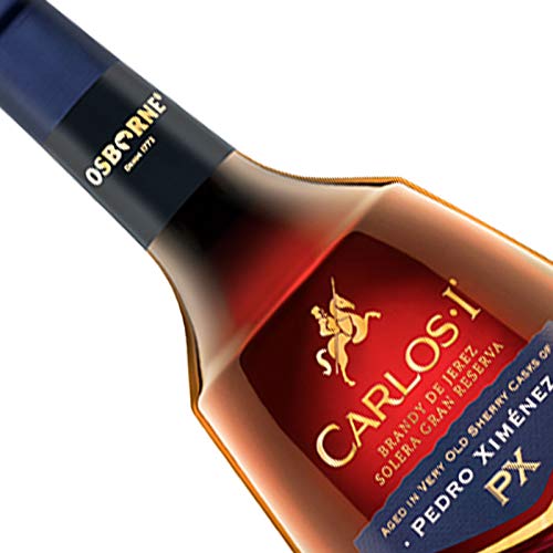 Brandy Carlos I Pedro Ximenez 70 cl - D.O. Jerez - Bodegas Osborne (3 Flaschen) – Bild 2