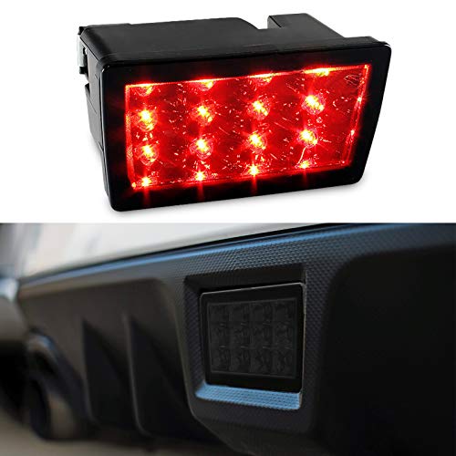 F1 Style Smoked LED Rear Fog Brake Light for 11-18 Subaru WRX, 11-18 Impreza GP