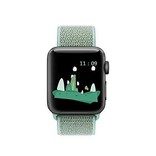 image for amBand for Apple Watch Sport Loop Band 42mm, Lightweight Breathable Ny