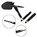 Military Survival Folding Shovel and Pick with Carrying Pouch for Camping, Hiking, Backpacking, Fishing, Tactical Army Surplus Multitool, Trench Entrenching Tool, Car Emergency Shovel