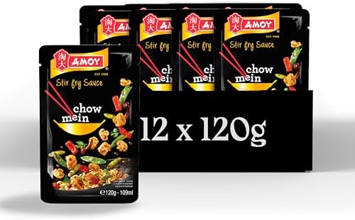 Amoy Chow Mein Stir Fry Sauce, 120 g (Pack of 12)