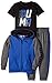 PUMA Boys' Little 3 Piece Hoodie & Graphic T-Shirt Set, Blue, 5