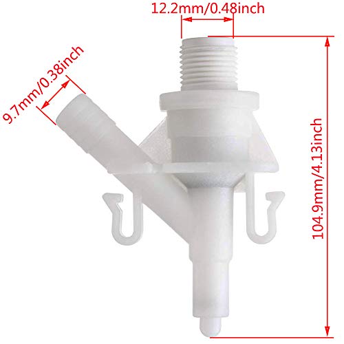 LIYYOO 385311641 Durable Plastic Water Valve Kit for Dometic 300 310