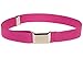HOLD'EM children’s Elastic silver Buckle Belts Boys girls Toddler Size 2t 3t 4t 5t - Fushia