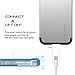 Luvvitt Ultra Armor Case for iPhone SE (2020) / iPhone 7 / iPhone 8 with Dual Layer Heavy Duty Protection and Air Bounce Technology for Apple - Silver