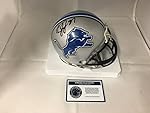 Calvin Johnson Autographed Signed Detroit Lions Mini Helmet Witnessed COA & Hologram