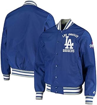 Amazon Co Jp ドジャース スタジャン Mlb スターター Starter Starter メンズ 長袖 ジャケット アウター S 並行輸入品 スポーツ アウトドア