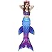 Camlinbo 3Pcs Girls Swimsuits Mermaid for Swimming Mermaid Costume Bikini Set for Big Girls Birthday Gift 3-12 Years