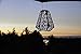Allsop 31839 LED Outdoor Solar Lantern, 11X10, Soji Stella Prism Metallic Orchid