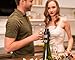 FIZZ KEEPER Champagne Stopper – Superior Leak-Proof Bubble Retaining Pressure Pump – Open Without Worry & Drink for Years w/ Bottle Sealer Cork for Prosecco, Cava & Sparkling Wine – Stainless Steel