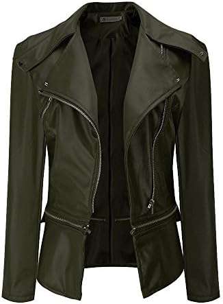 OYSOHE Winter Warm Women Faux Collar Short Coat Leather Jacket Parka Overcoat Outwear