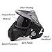 Anyoupin Paintball Mask, Airsoft Mask Full Face with Goggles Impact Resistant for Airsoft BB Hunting CS Game Paintball and Other Outdoor Activities Black Gray Lens