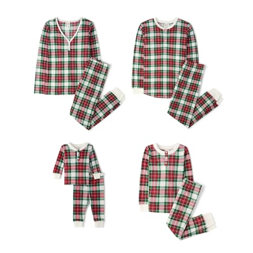 The Children's Place Family Matching, Plaid Waffle 2 Piece Pajama Sets