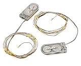 Radiance LED String Lights, 6 ft, Silver Wire, Warm White, Battery Powered (2 Pack)