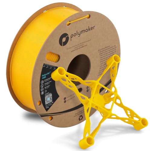 Polymaker PE01006 PolyLite Filament ABS geruchsarm 1.75mm 1000g Gelb 1St.