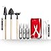 Pancellent 12 in 1 Soil Ph Meter (3-in-1 Moisture Sensor/Sunlight/pH,9pcs Bonsai Tools) Include Pruner, Fold Scissors, Mini Rake, Bud & Leaf Trimmer Set by
