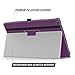 MoKo Case for Fire HD 10 - Slim Folding Cover with Auto Wake / Sleep for Amazon Kindle Fire HD 10.1 Inch Display Tablet (2015 Release Only), PURPLE