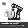 Tower T12033RG 3-in-1 5L Stand Mixer with 6 Speeds and Pulse Setting, 1000W, Rose Gold