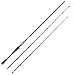 Entsport 2-Piece Travel Casting Rod with 2 Top Pieces Inshore Baitcast Fishing Rod Portable Baitcaster Rod Graphite Baitcasting Fishing Rod Freshwater Baitcast Rod Baitcaster (5-25 Lbs, 2 Top Pieces with Different Power: Medium and Medium Light)