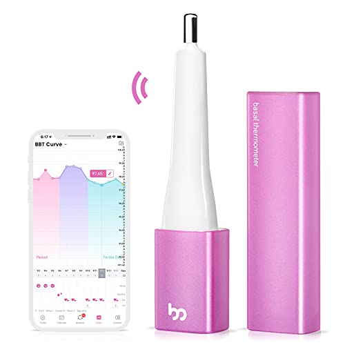 Basal Thermometer for Ovulation, Smart Quiet BBT Thermometer with