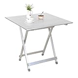 28″ Portable Camping Table Outdoor Fold-Away Side Table for Beach and Backyards, BBQ, Party and Picnic