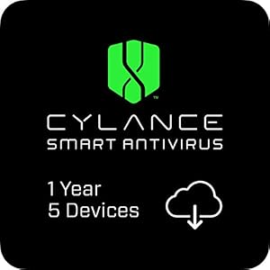 Cylance Smart Antivirus | 1 Year | 5 Devices [PC/Mac Online Code]