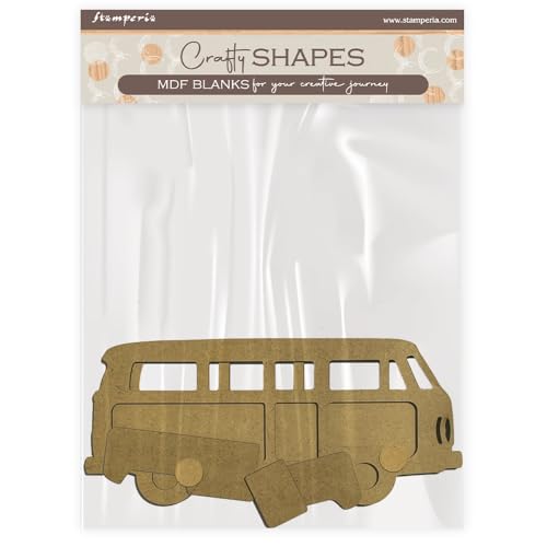 Stamperia - Crafty Shapes for Scrapbooks, Albums, Cards, Bullet Journals and More, Decorate with Papers and Paint, Perfect for Hobbies, Crafts, and Gifting (Silent Sea, Van)