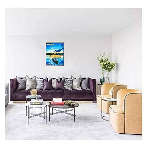 DIY Paint by Numbers, Canvas Oil Painting Kit for Kids & Adults, 16\