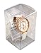Women's Watches by Ferenzi - Rose Gold And White PU Leather Watch - Make Every Second Count - FZ17703