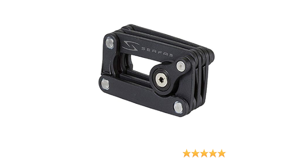 Serfas Steel Plated Key Lock W/Bracket 
