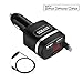 SDBAUX Car Charge, with 2.8 ft Retractable Cable Compatible/Replacement for iPhone Xs Max XR X 8 7 6 Plus 5S, 2 USB Ports for Samsung Galaxy LG Google Pixel Nexus and More