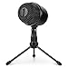 1byone USB Microphone with Tripod, Mute Button with LED, Plug & Play Cardioid Condenser USB Microphone