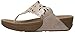 FitFlop Women's Flora Sparkle, Nude, 9 M US