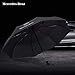 IHEX Auto Open Large Folding Umbrella Windproof Sunshade with Car Logo (Mercedes-Benz)