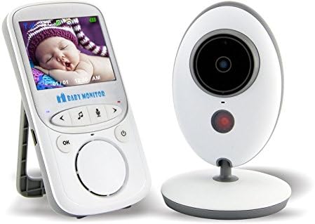 Wireless Infant Digital Video Camera 2 Way Baby Security Audio Night Vision Surveillance Temperature Monitoring Camera 24-Hours Standby VOX Remote Contro Rechargeable Nanny