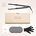 Hair Straightener Flat Iron with Wider 1.65 in Floating Plate, Anjou Professional Hair Straightener with PTC Core and Tourmaline Ceramic, 30 Minutes Shut-Off, Dual Voltage