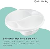 Vital Baby Perfectly Simple Top & Tail Bowl White 0m+ Hygienic Design view 2