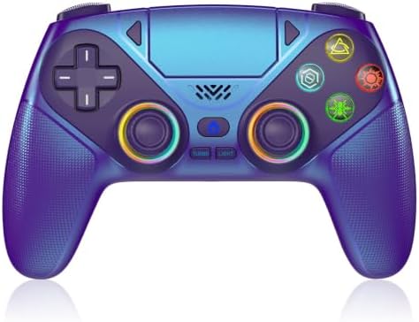Amazon.com: Dinosoo RGB Wireless Controller for PS5/PC – Bluetooth