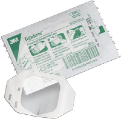 3M Healthcare Tegaderm Transparent Adhesive Film Dressing Picture Frame Style 2-3/8" x 2-3/4", Water-proof, Sterile (Box of 20 Each)