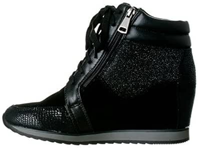 Amazon.com | Forever Link Women's Shea-42 Fashion Wedge Sneakers | Fashion  Sneakers