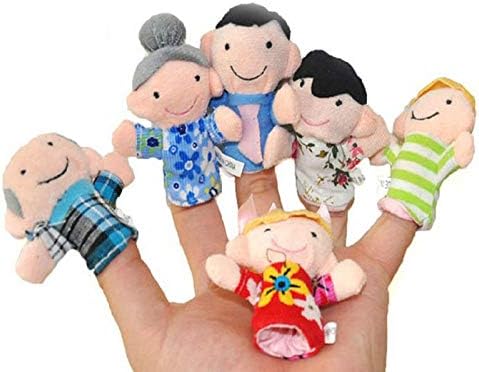Amazon 指人形 フィンガーパペット 赤ちゃん おもちゃ 6個入り 指人形セット 家族 縫いぐるみ 家族みんなで指人形 Asosmos 物語 童謡 おとぎ話 教育ハンドトイ 布の人形 ベビー用品 スタイルランダム 日本人形 おもちゃ