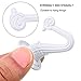 6 Sets Swag Ceiling Hooks Steel Screws Bolts and Toggle Wings with 2 Pieces Large Flower Pot Hanger Basket Holder for Ceiling Hanging Decorations(White)