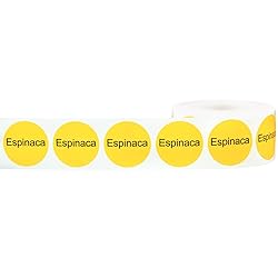 Espinaca Deli Labels 1 Inch Round Circle Dots 500