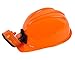 Light-up Hard Hat Including Miner, Railroader, Builder and Spelunker Helmet Labels (Orange)