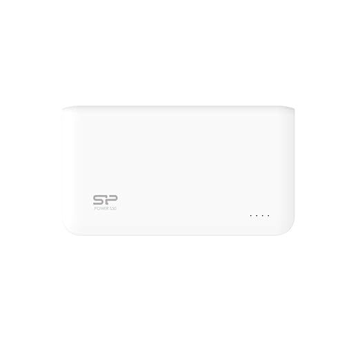 Silicon Power S50 Dual Output Powerbank 5000 mAh White