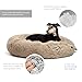 Best Friends by Sheri Calming Shag Vegan Fur Donut Cuddler (36×36, Zippered”) – Large Round Donut Cat and Dog Cushion Bed, Removable Shell, Warming and Cozy for Improved Sleep – For Pets Up to 100 lbsthumb 2
