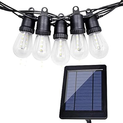 Goolsky Decdeal Led Solar String Lights Warm White Hanging Bulbs