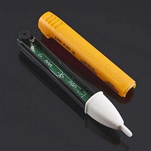 Carrfan Digital AC Voltage Tester Pen Detector Electricity Detector Test Pencil with LED Light Volt Alert Pens Hand Tools Accessories - Thumbnail 7
